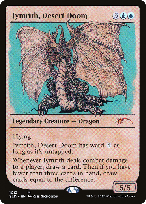 Iymrith, Desert Doom (SLD-1013) [Secret Lair] Drop (Showcase) Foil MTG Single Wizards of the Coast