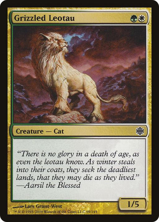 Grizzled Leotau (ARB-069) [Alara Reborn] MTG Single Wizards of the Coast