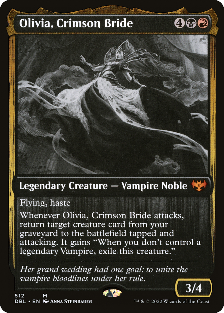 Olivia, Crimson Bride (DBL-512) [Innistrad: Double Feature] MTG Single Wizards of the Coast