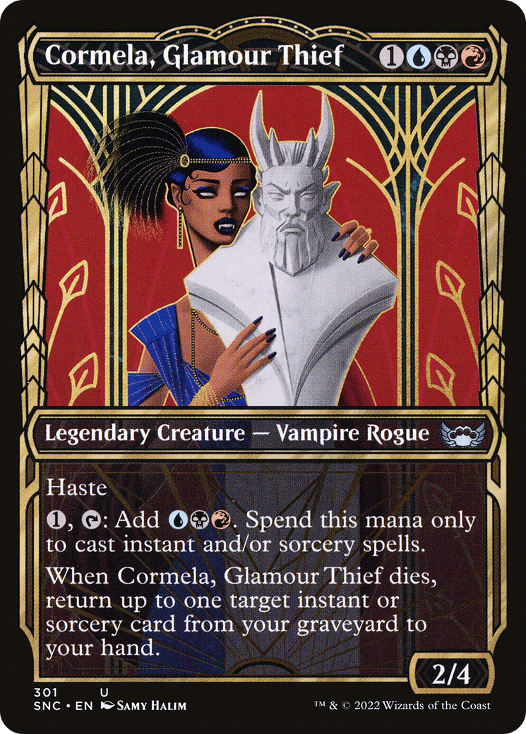 Cormela, Glamour Thief (SNC-301) [Streets of New Capenna] (Showcase) MTG Single Wizards of the Coast