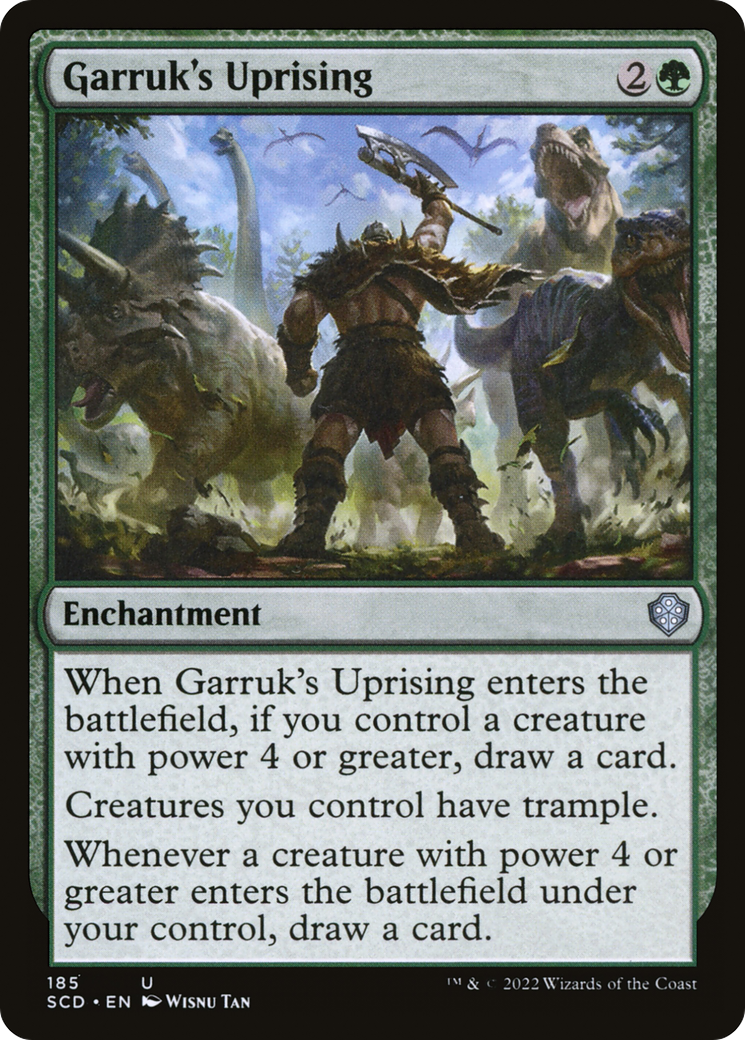Garruk's Uprising (SCD-185) [Starter Commander Decks] MTG Single Wizards of the Coast