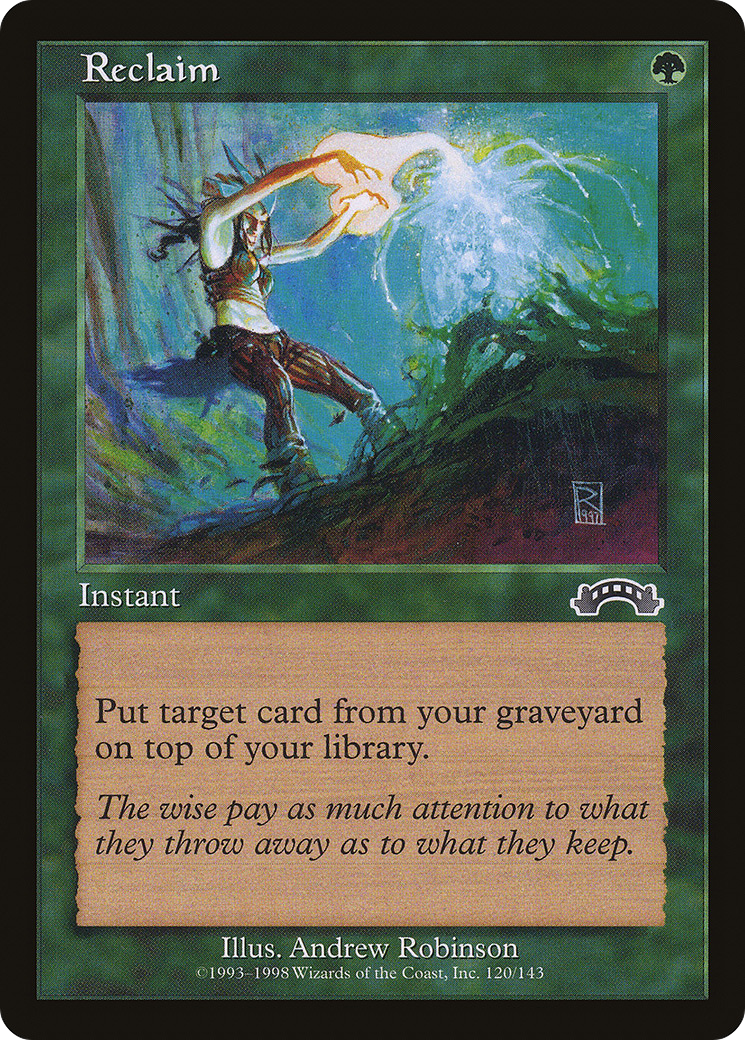Reclaim [Exodus] MTG Single Magic: The Gathering