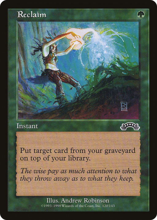 Reclaim (EXO-120) [Exodus] MTG Single Wizards of the Coast