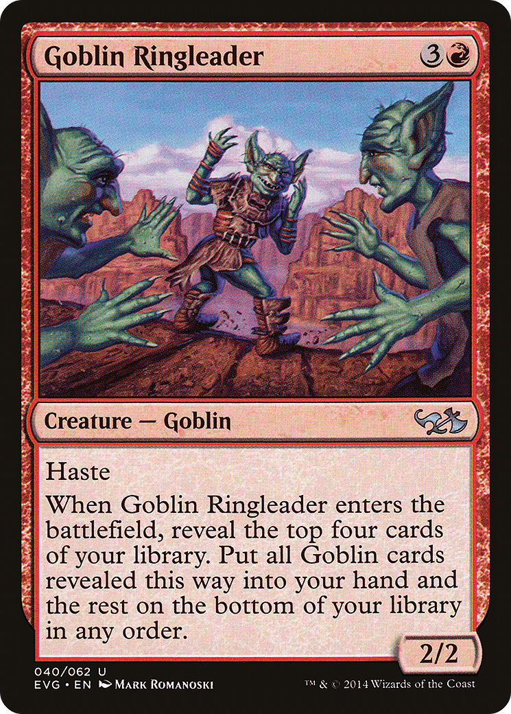 Goblin Ringleader (DD3-) [Misc] Duel Decks Anthology: Elves vs. Goblins MTG Single Wizards of the Coast