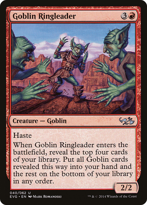 Goblin Ringleader (DD3-) [Misc] Duel Decks Anthology: Elves vs. Goblins MTG Single Wizards of the Coast