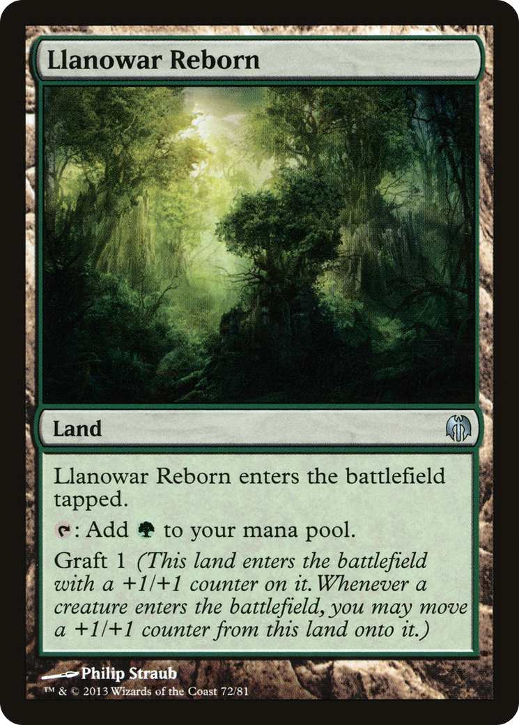 Llanowar Reborn (DDL-072) [Misc] Duel Decks: Heroes vs. Monsters MTG Single Wizards of the Coast