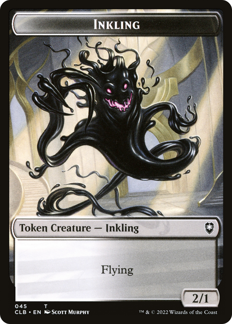 Inkling (TCLB-045) [Tokens] Battle for Baldur's Gate Tokens MTG Single Wizards of the Coast