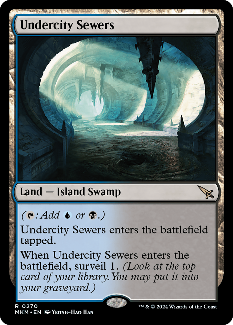 Undercity Sewers (MKM-270) [Murders at Karlov Manor] MTG Single Murders at Karlov Manor