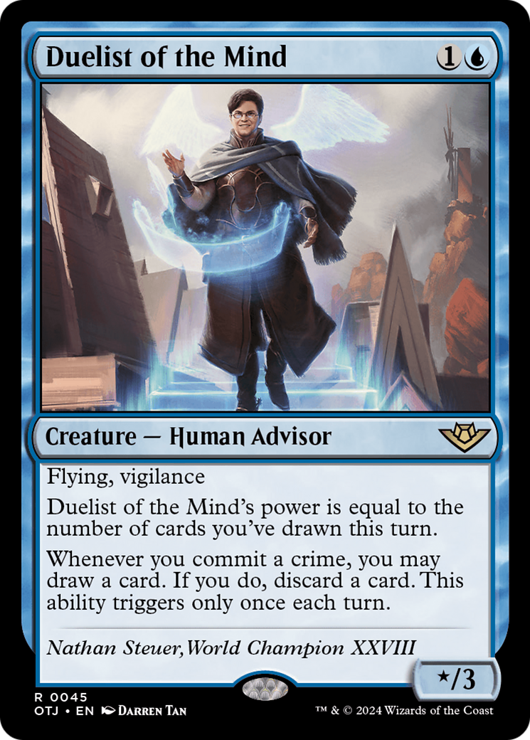 Duelist of the Mind (OTJ-045) [Outlaws of Thunder Junction] MTG Single Wizards of the Coast