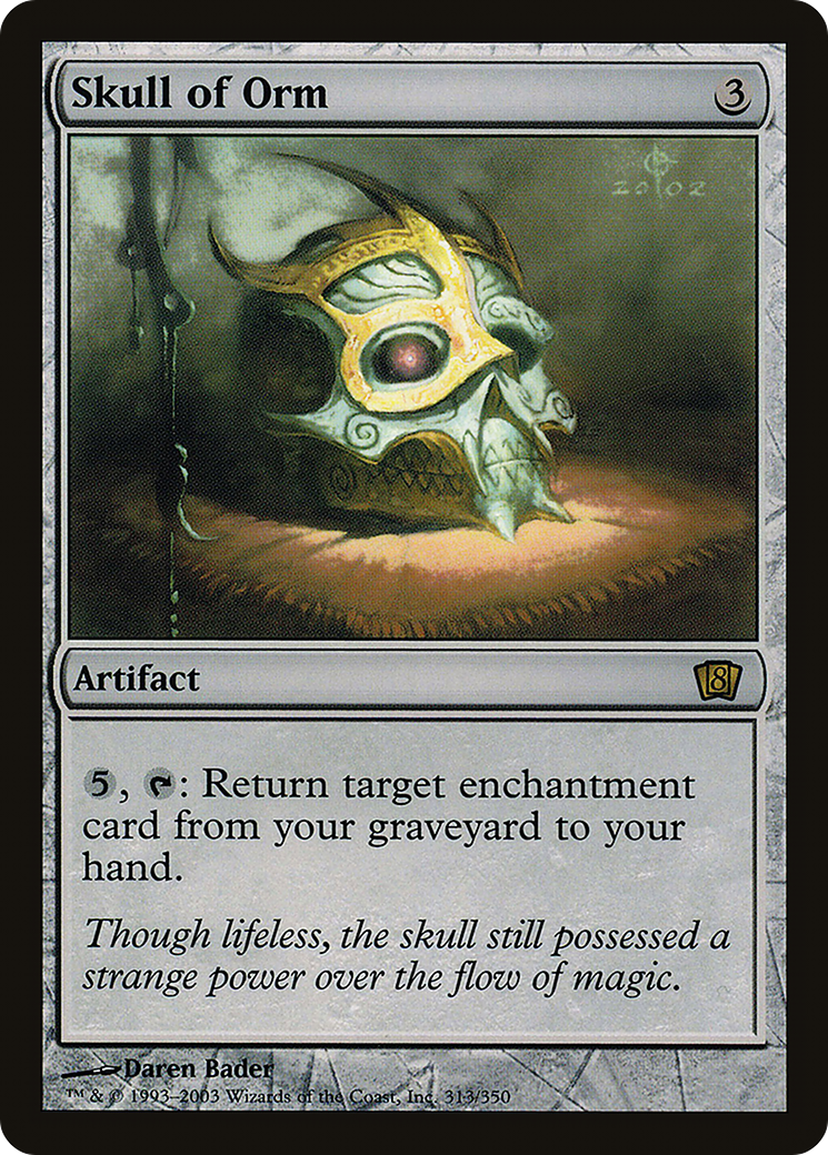 Skull of Orm (8ED-313) [8th Edition] Foil MTG Single Wizards of the Coast