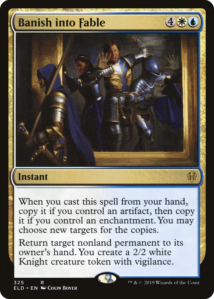 Banish into Fable (ELD-325) [Throne of Eldraine] MTG Single Wizards of the Coast
