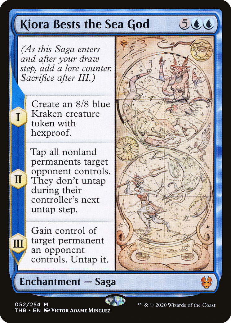 Kiora Bests the Sea God (THB-052) [Theros Beyond Death] Foil MTG Single Wizards of the Coast
