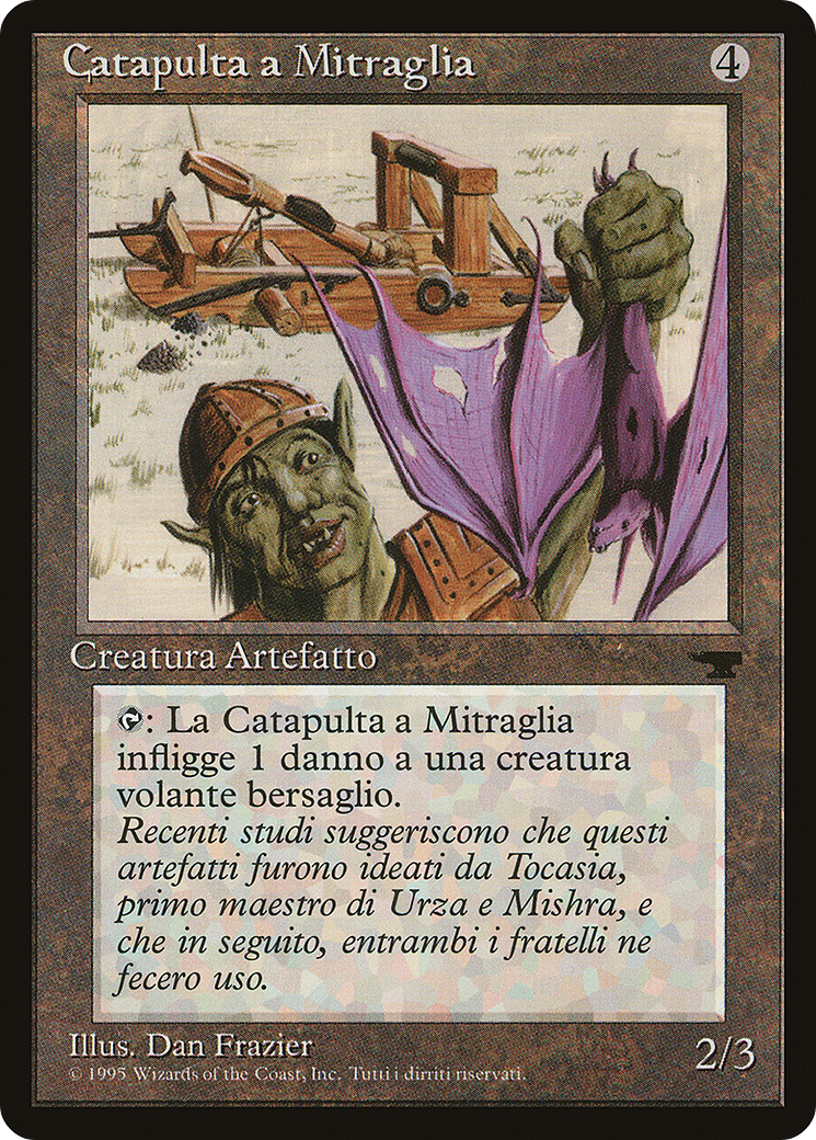 Grapeshot Catapult (Italian) - "Catapulta a Mitraglia" (REN-) [Misc] Rinascimento MTG Single Wizards of the Coast