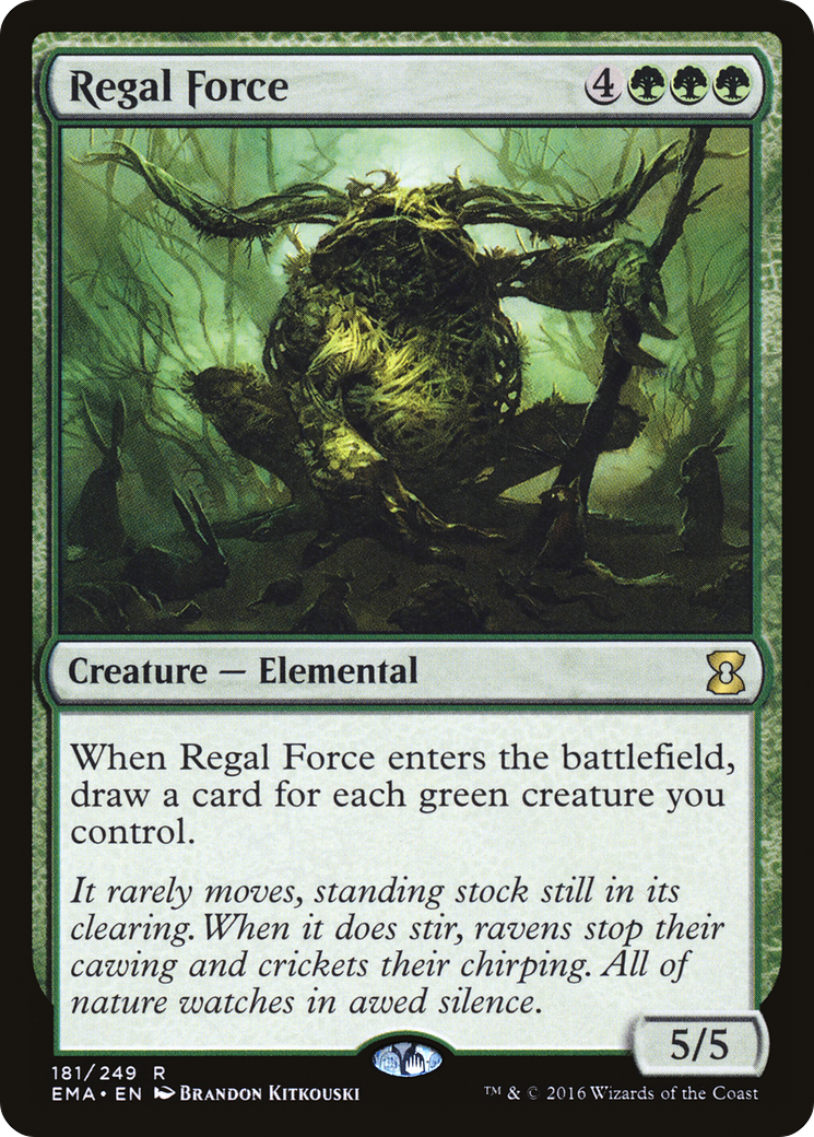 Regal Force (EMA-181) [Eternal Masters] MTG Single Wizards of the Coast