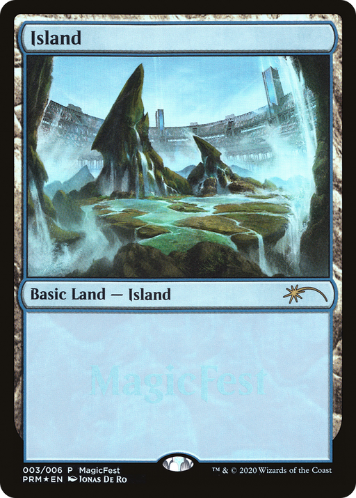 Island (2020) (MFP-003) [Misc] MagicFest 2020 Foil MTG Single Wizards of the Coast
