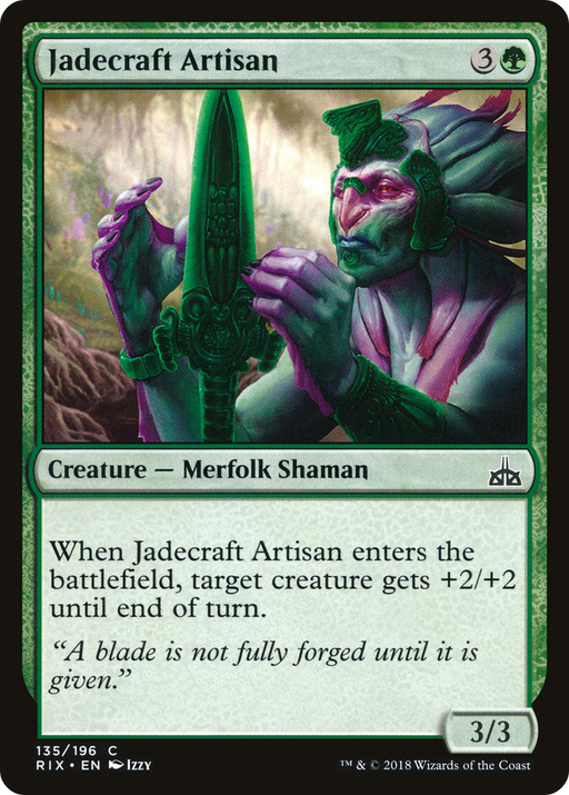 Jadecraft Artisan (RIX-135) [Rivals of Ixalan] MTG Single Wizards of the Coast