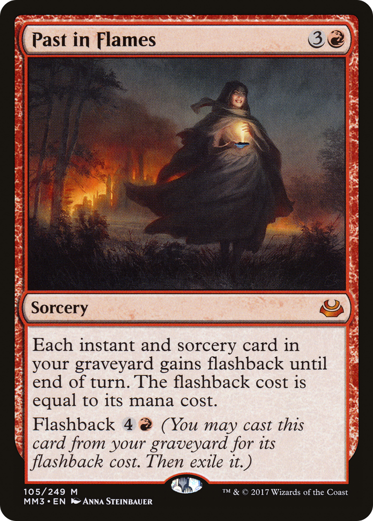 Past in Flames (MM3-105) [Modern Masters 2017] Foil MTG Single Modern Masters 2017