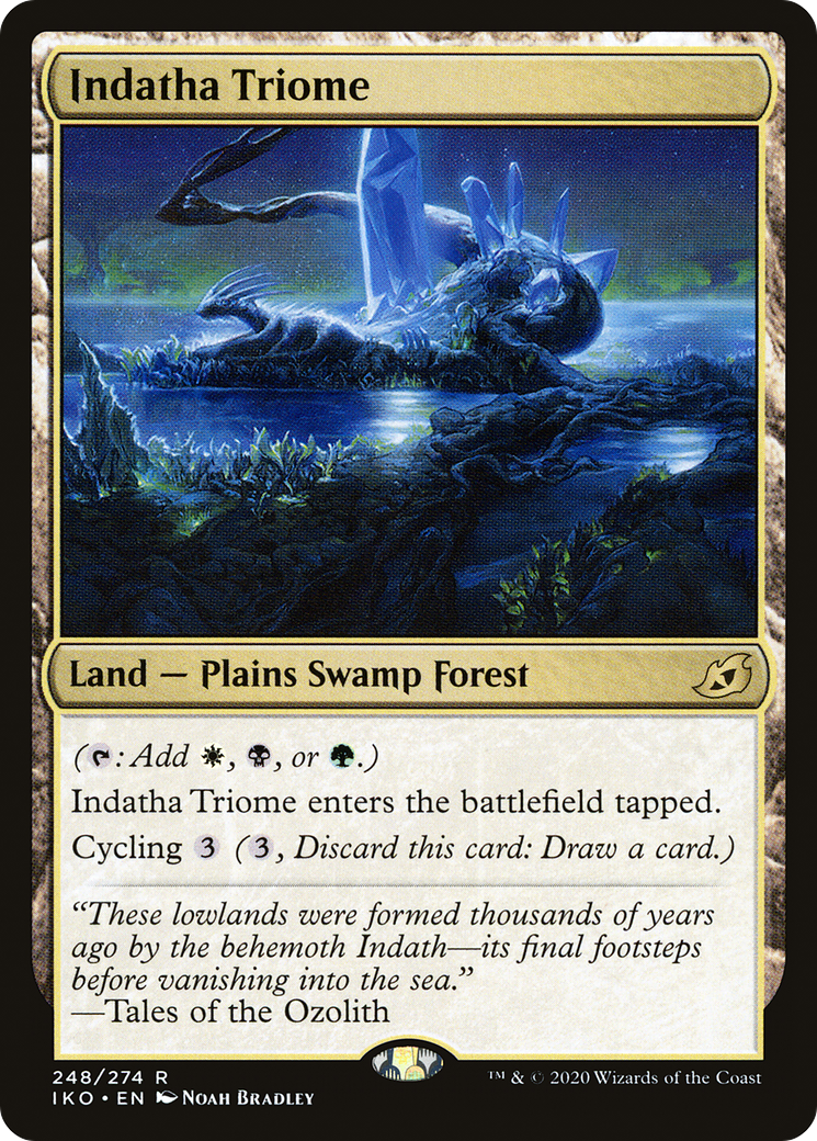 Indatha Triome (IKO-248) [Ikoria: Lair of Behemoths] MTG Single Wizards of the Coast