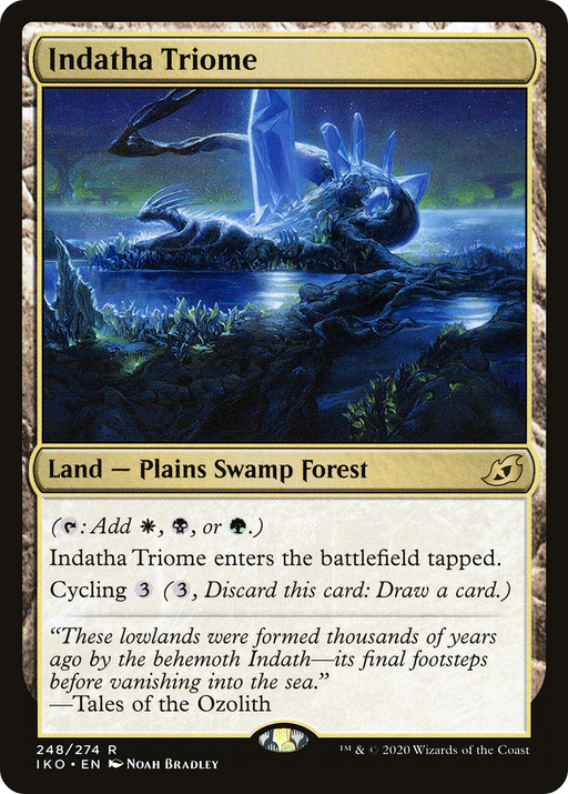 Indatha Triome (IKO-248) [Ikoria: Lair of Behemoths] MTG Single Wizards of the Coast