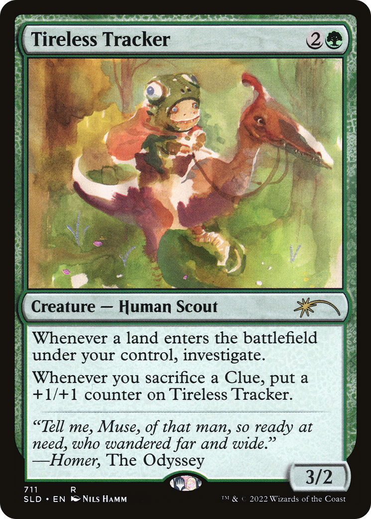 Tireless Tracker (711) (SLD-711) [Secret Lair] Drop MTG Single Wizards of the Coast
