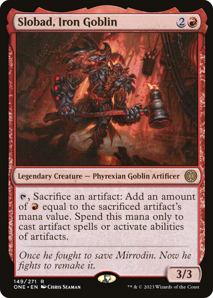 Slobad, Iron Goblin (ONE-149) [Phyrexia: All Will Be One] MTG Single Wizards of the Coast