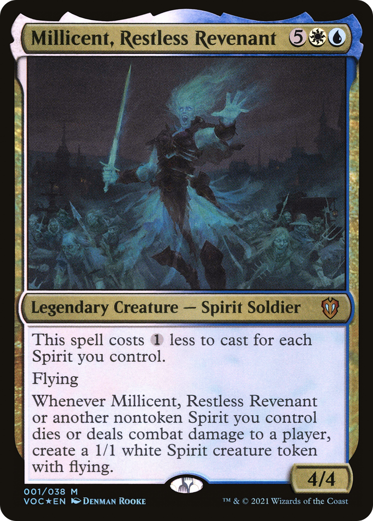 Millicent, Restless Revenant (VOC-001) [Crimson Vow Commander] MTG Single Wizards of the Coast