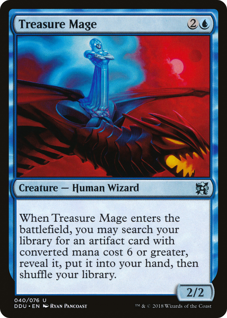 Treasure Mage [Duel Decks: Elves vs. Inventors] MTG Single Magic: The Gathering