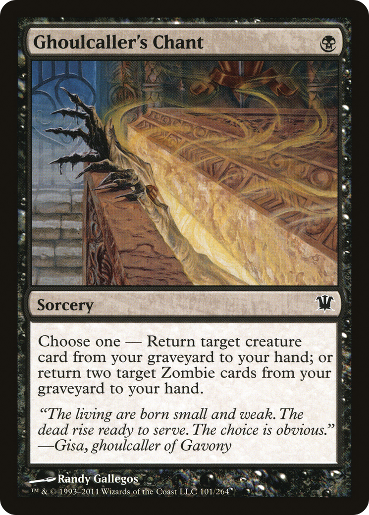Ghoulcaller's Chant (ISD-101) [Innistrad] MTG Single Wizards of the Coast