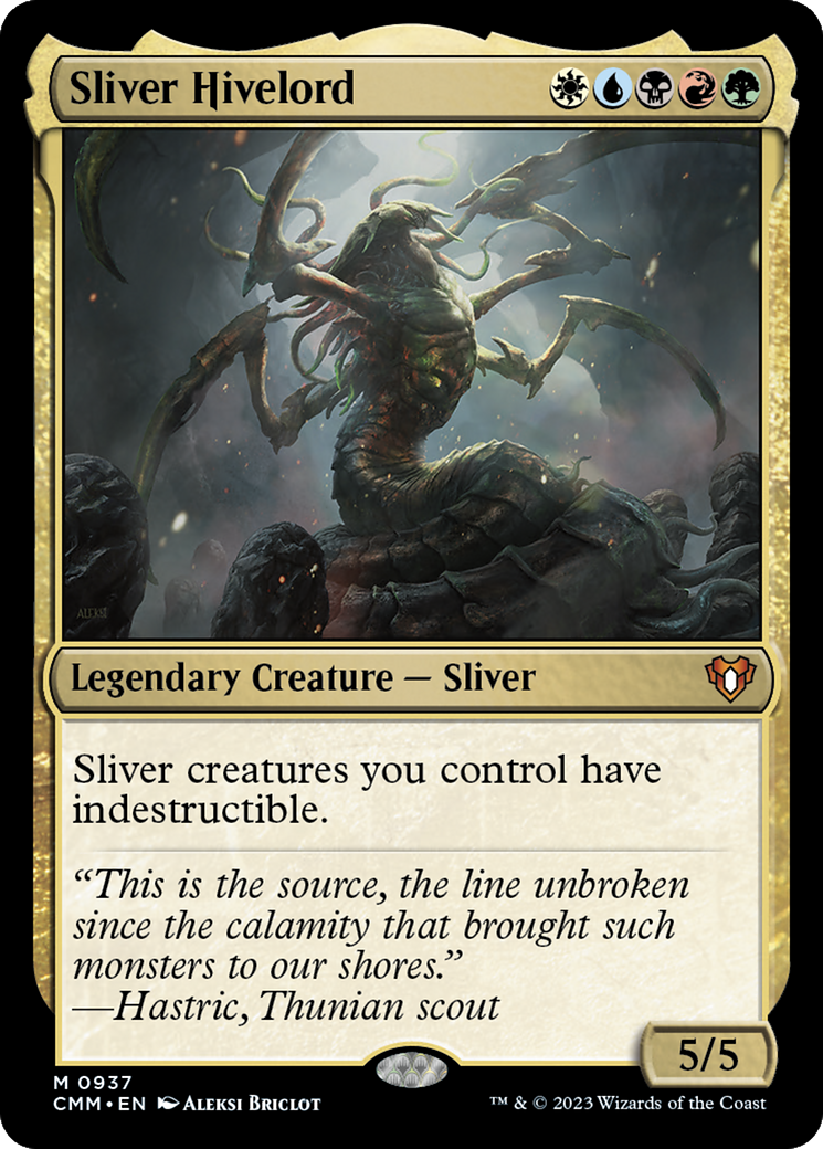 Sliver Hivelord (CMM-937) [Commander Masters] MTG Single Wizards of the Coast