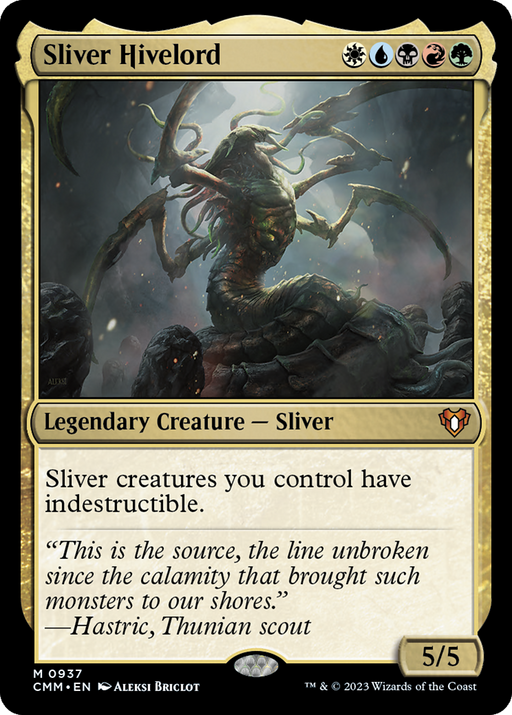 Sliver Hivelord (CMM-937) [Commander Masters] MTG Single Wizards of the Coast