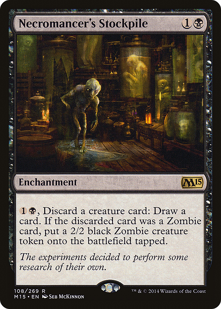 Necromancer's Stockpile (M15-108) [Magic 2015] Foil MTG Single Wizards of the Coast