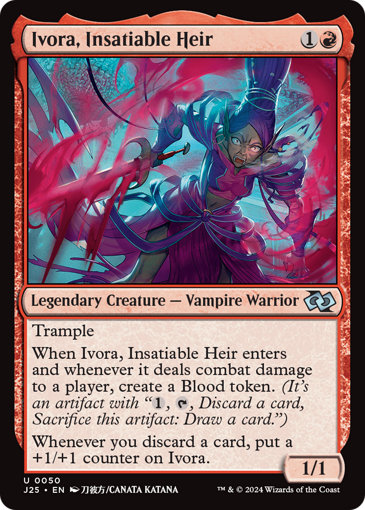 Ivora, Insatiable Heir (Anime) (J25-050) [Foundations Jumpstart] MTG Single Wizards of the Coast