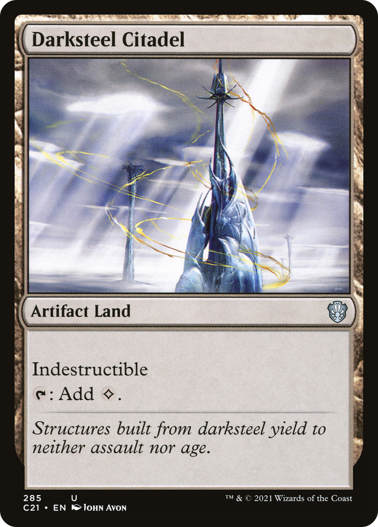 Darksteel Citadel (C21-285) [Commander 2021] MTG Single Wizards of the Coast