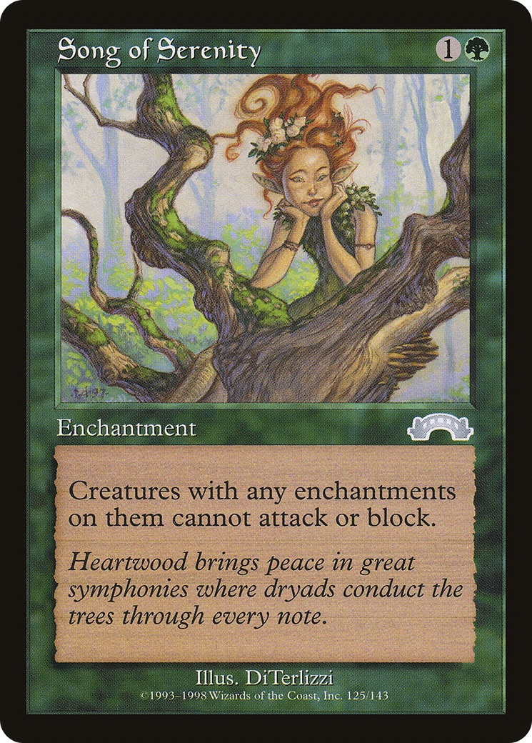 Song of Serenity (EXO-125) [Exodus] MTG Single Wizards of the Coast