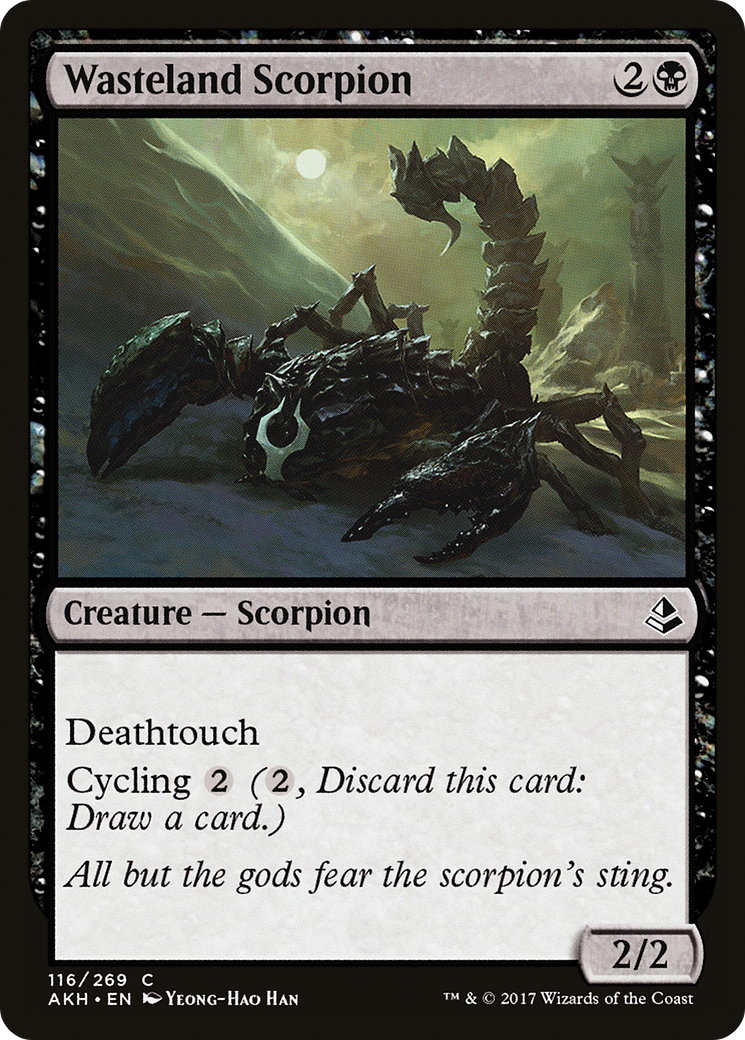 Wasteland Scorpion (AKH-116) [Amonkhet] Foil MTG Single Wizards of the Coast
