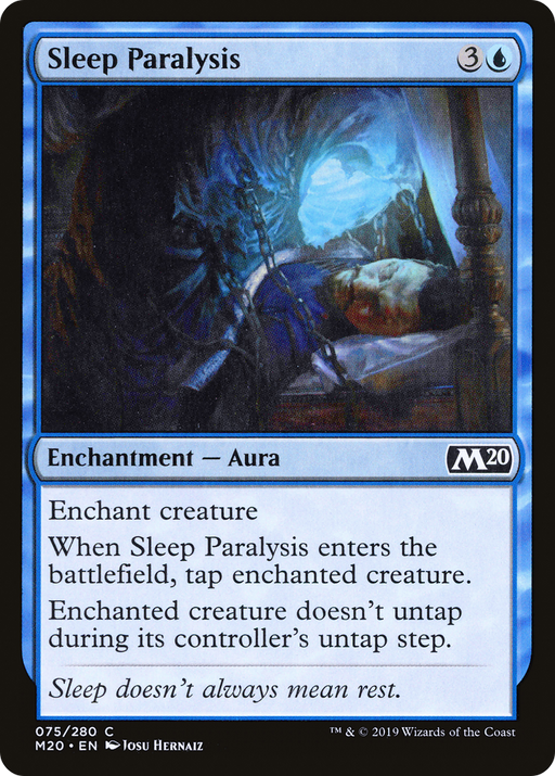Sleep Paralysis (M20-075) [Core Set 2020] MTG Single Wizards of the Coast