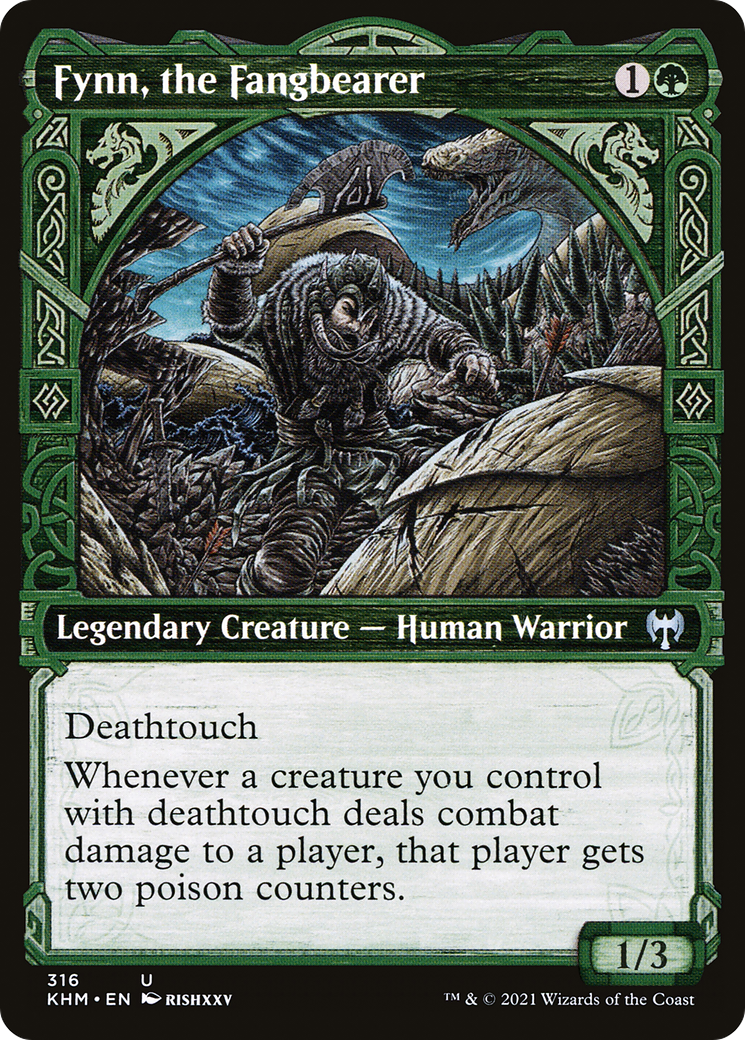 Fynn, the Fangbearer (KHM-316) [Kaldheim] (Showcase) MTG Single Wizards of the Coast