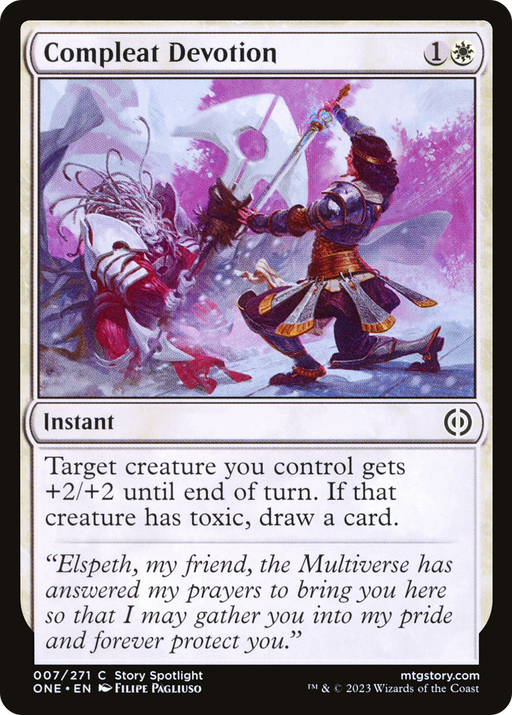 Compleat Devotion (ONE-007) [Phyrexia: All Will Be One] MTG Single Wizards of the Coast