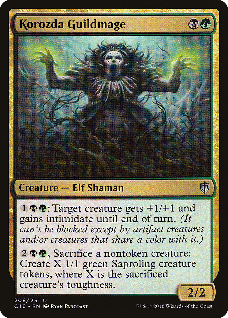 Korozda Guildmage (C16-208) [Commander 2016] MTG Single Wizards of the Coast