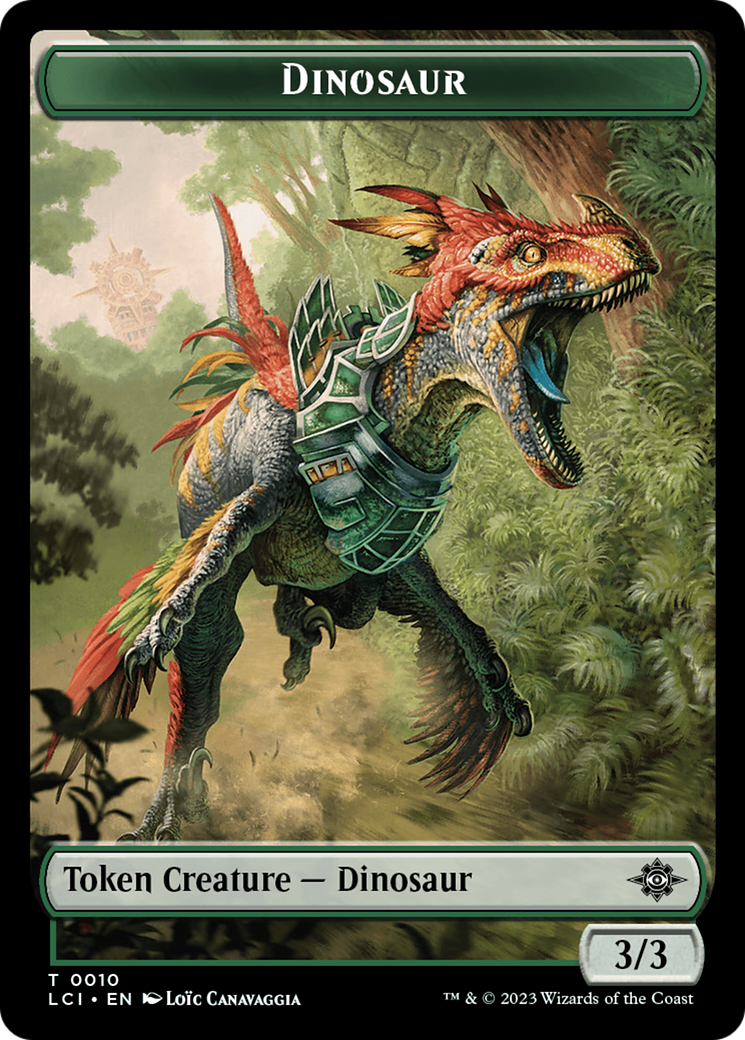 Dinosaur (TLCI-010) [Tokens] The Lost Caverns of Ixalan Tokens MTG Single Wizards of the Coast