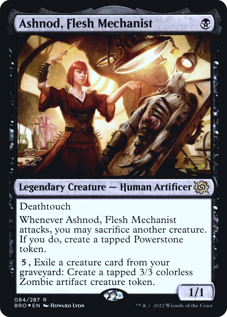 Ashnod, Flesh Mechanist (PRE-84S) [The Brothers' War Promos] Foil MTG Single Wizards of the Coast