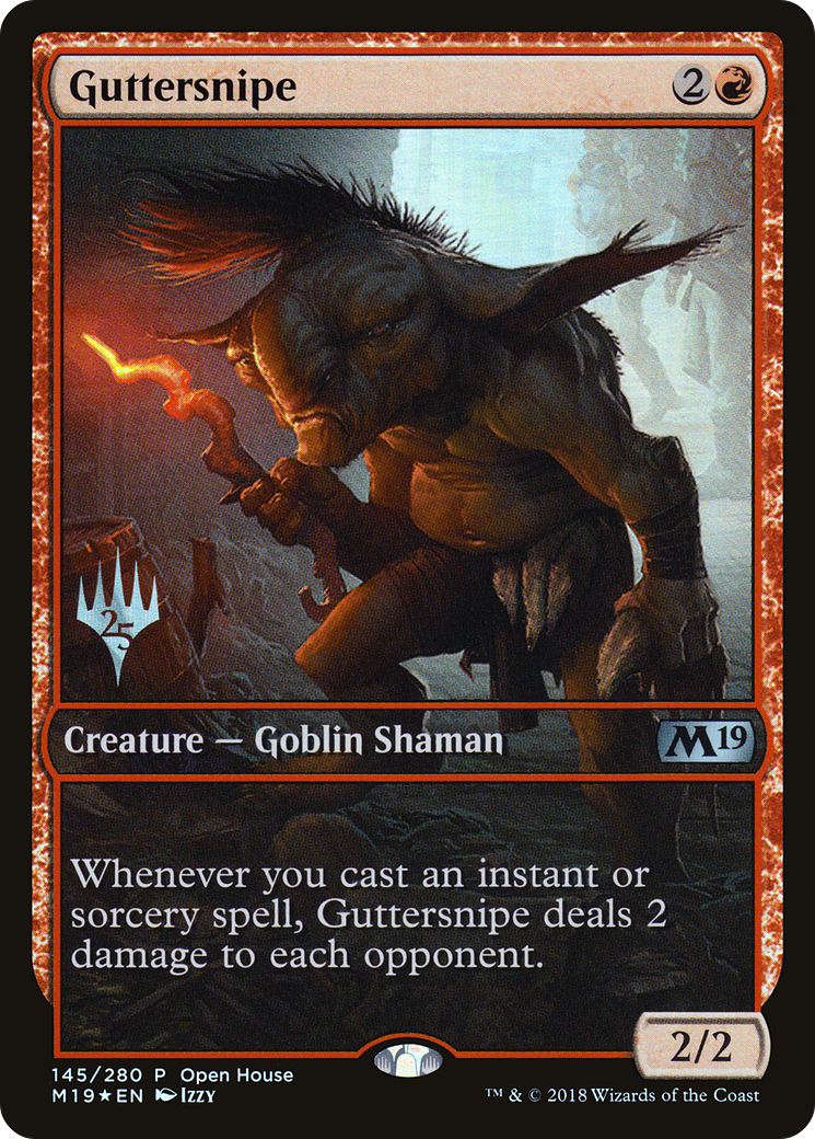 Guttersnipe (OHP-145) [Core Set 2019 Promos] Foil MTG Single Wizards of the Coast