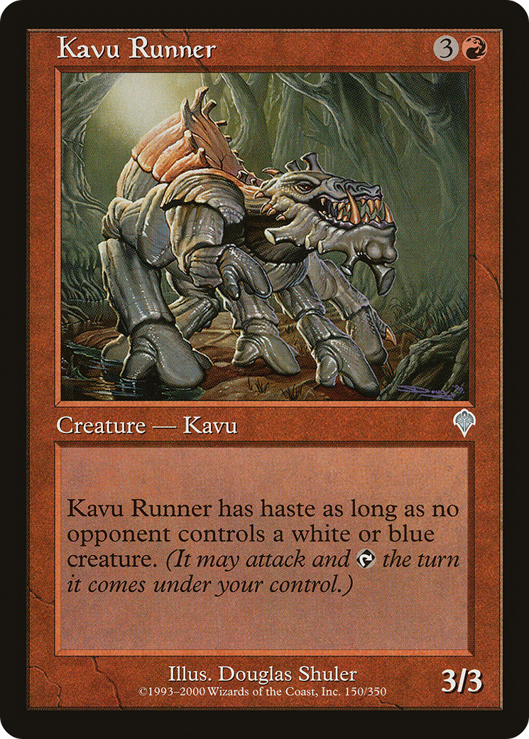 Kavu Runner (INV-150) [Invasion] MTG Single Wizards of the Coast
