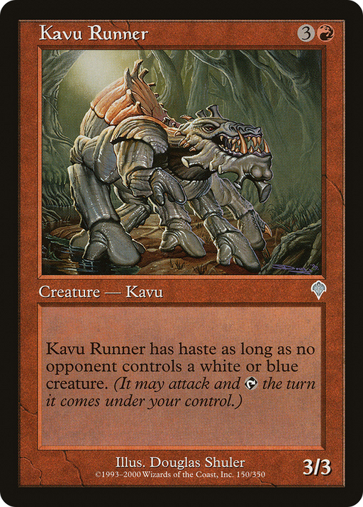 Kavu Runner (INV-150) [Invasion] MTG Single Wizards of the Coast