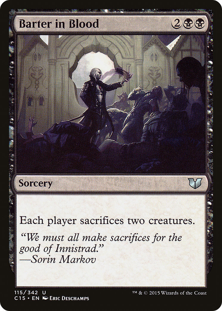 Barter in Blood (C15-115) [Commander 2015] MTG Single Wizards of the Coast