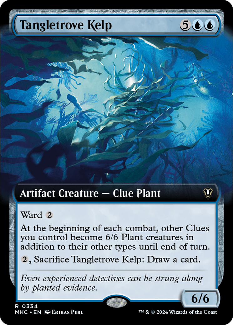 Tangletrove Kelp (MKC-334) [Murders at Karlov Manor Commander] (Extended Art) MTG Single Wizards of the Coast
