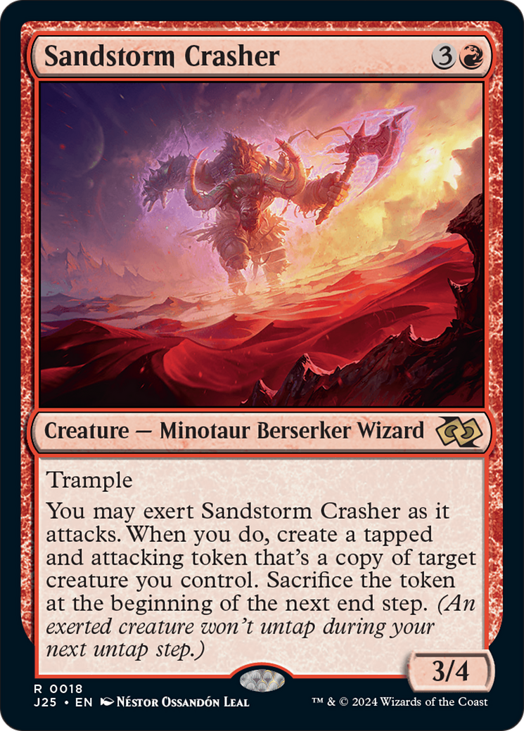 Sandstorm Crasher (J25-018) [Foundations Jumpstart] MTG Single Wizards of the Coast