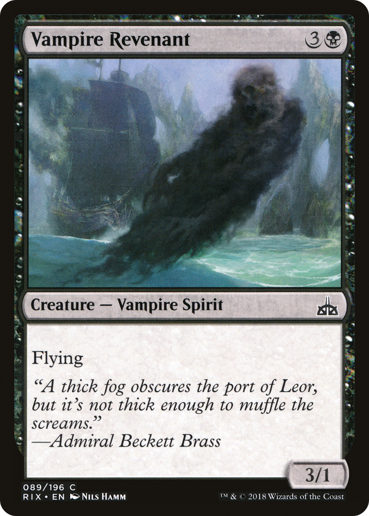 Vampire Revenant (RIX-089) [Rivals of Ixalan] MTG Single Wizards of the Coast