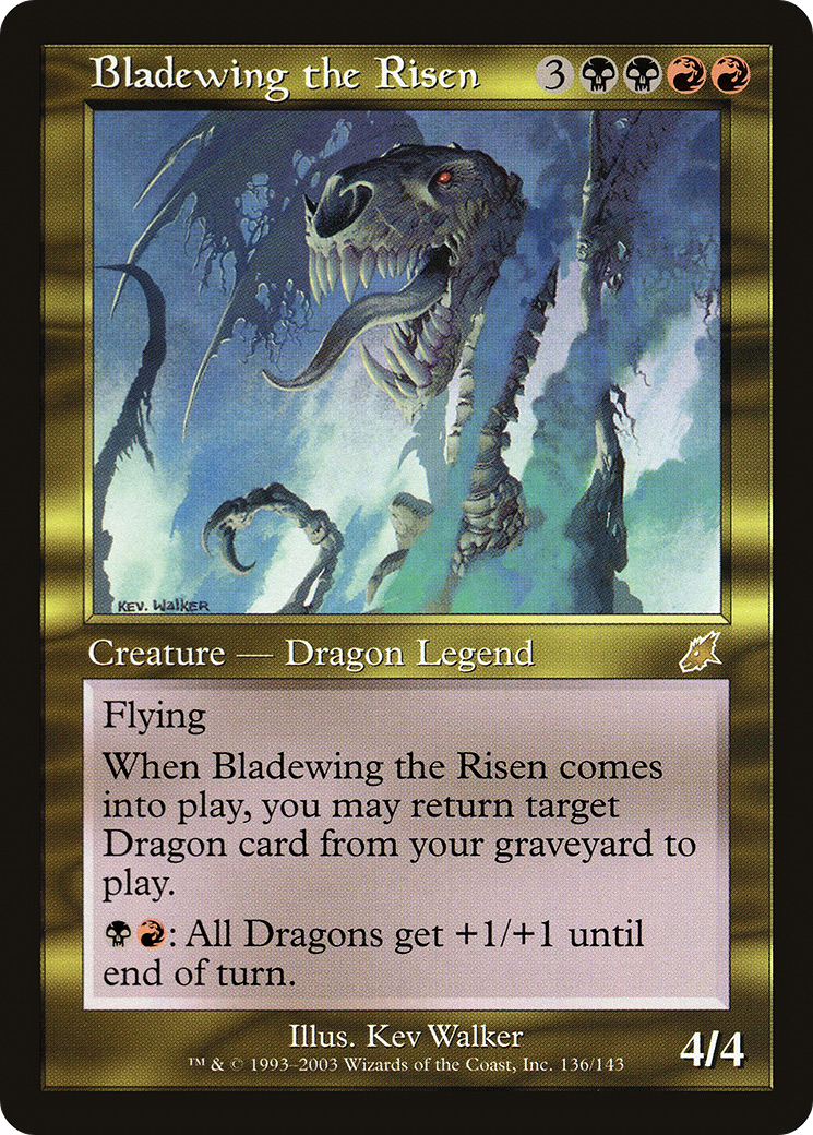 Bladewing the Risen (SCG-136) [Scourge] Foil MTG Single Wizards of the Coast