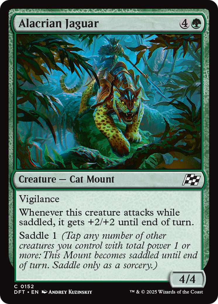 Alacrian Jaguar (DFT-152) [Aetherdrift] MTG Single Wizards of the Coast
